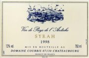 VDP Ardeche-Courbis-syrah 1998